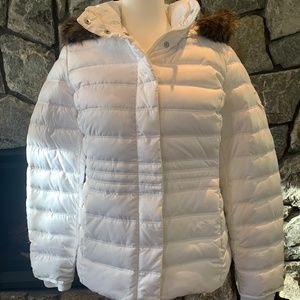 Tommy Hilfiger, White Winter Jacket, Size M